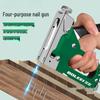 Manual Pneumatic Steel Nail Gun for Home Use