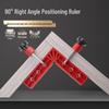 L-Shaped 90° Right Angle Locator, 6-Inch Woodworking Ruler and Marking Tool
