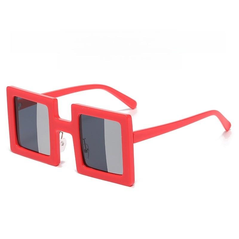 Stylish Square Glasses With Pc Frame And Silver Colored Lenses For Fashionable Streetwear And Events