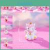 Colorful Resin Unicorn Figurines For Cake Decoration And Tabletop Display Blue Red Yellow Pink