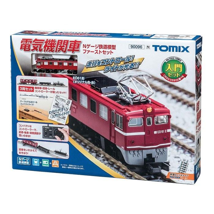 TOMIX Electric Locomotive N Gauge Railroad Model First Set 90096. Railroad Model Starter Set, Molded Color.