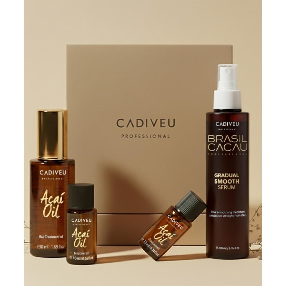 

Cadiveu Silky Hair Care Set Acai Oil 70ml + Gradual Smooth Serum 200ml none