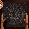 Astrology Tarots Table Altar Cloth Metaphysical Board Game Mat Pendulum Divinations Altar Tablecloth Board Game Card Pad