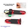 1pair Red&Black Twist-Throttle Line length 35/40cm Switch handle Electric Bike Bicycle Handlebars