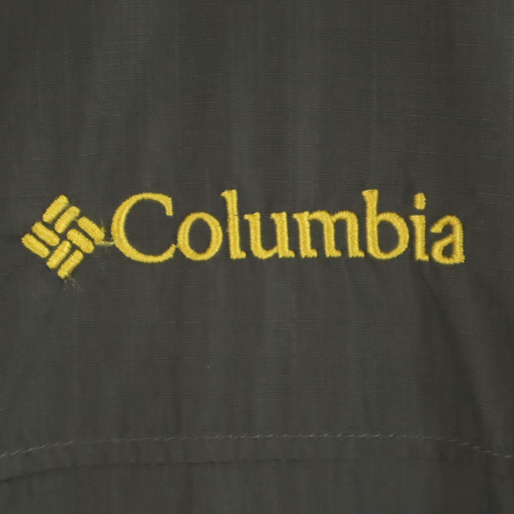 Columbia Packable Hooded Nylon jacket M gray Outdoors Men's Used