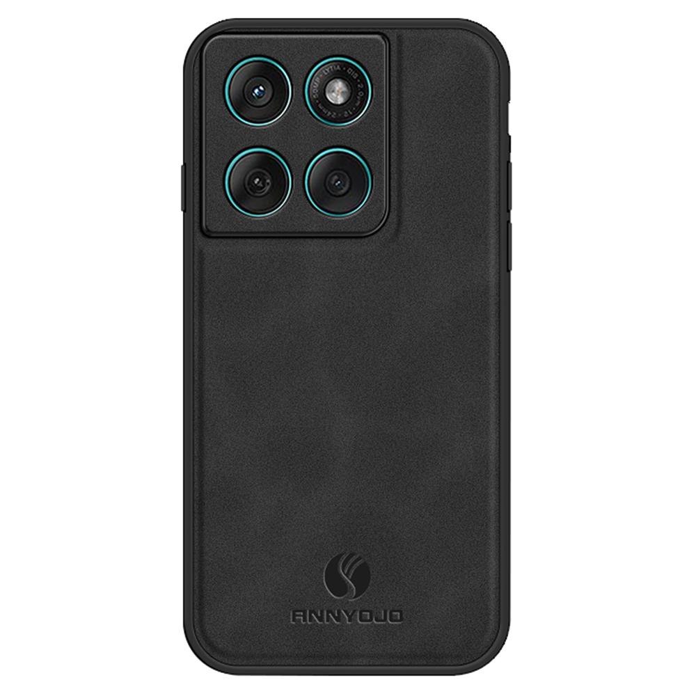 ANNYOJO For Motorola Edge 60 Fusion 5G/Edge 60 5G Case PU Leather+PC+TPU Anti Drop Phone Back Cover