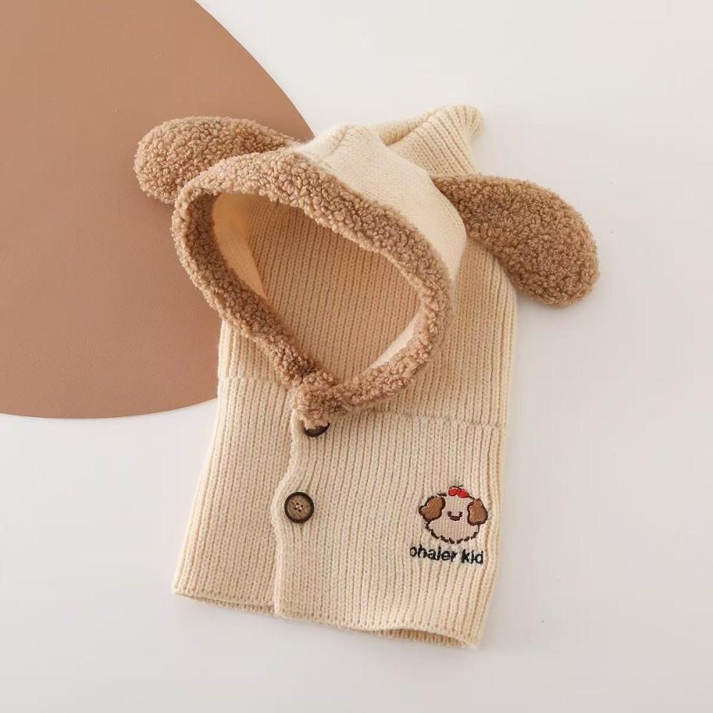Neck Warmer Knitted Ear Flap Hat Thick Warm Baby Dog Ear Hat Fall Winter Knit Hat  Winter Season