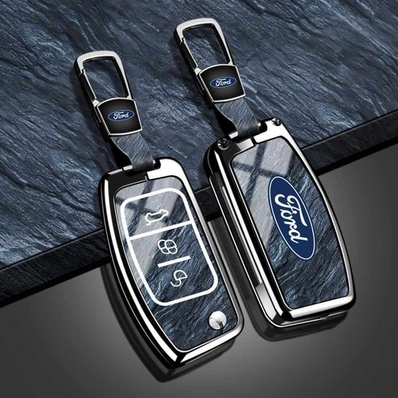 Nuova Cover Custodia Portachiavi Auto per Ford Fiesta Ecosport Fiesta Pieghevole Focus 2 Ecosport Kuga Escape Falcon B-Max C-Max Eco