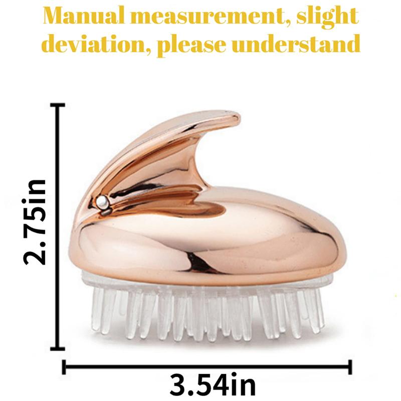 Scalp Massager Shampoo Brush Hair Washing Massager Silicone Soft Teeth Shower Hair Brush