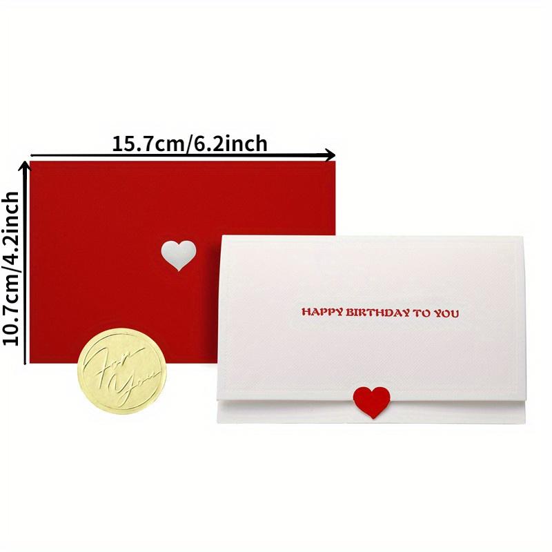 2 Sets Handwritten Card Envelope Sealing Sticker Dark Pattern Valentine Birthday Blessing Perfect for Greeting Cards & Letters