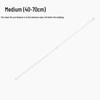 Telescopic No-Punch Hanging Clothes and Shower Curtain Rod