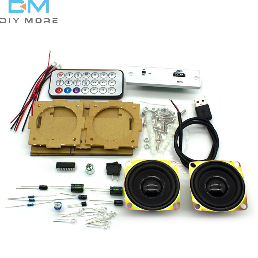 DIY Bluetooth Speaker Kit Electronics Soldering Project Practice Solder Assembly DIY Electronic Kit Component 3W*2 Speaker