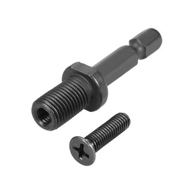 3/8"-24UNF Thread Keyless Drill Chuck Steel Material Hex Shank Adapter  For Electric Hammer Drill