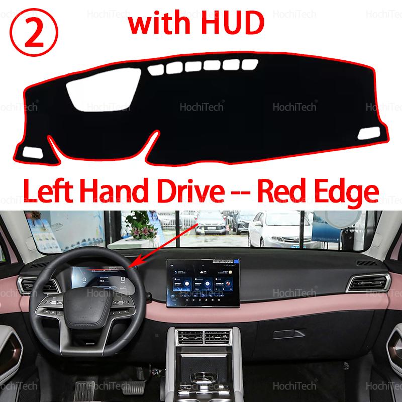 Dashboard Cover Avoid Light Anti-Slip Anti-dirty Mat Pad Sunshade Dashmat Protect for BYD ATTO 2 Yuan Up2024-2025 LHD RHD