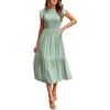 New Year Summer Vacation Beach Music Festival Commuting Work Comfortable Sexy Elegant Women'S Fashion Printed Dress