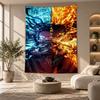 Decorative Tapestry,Demon Slayer Printed Wall Art, Lightweight Wall Hanging For Bedroom Background