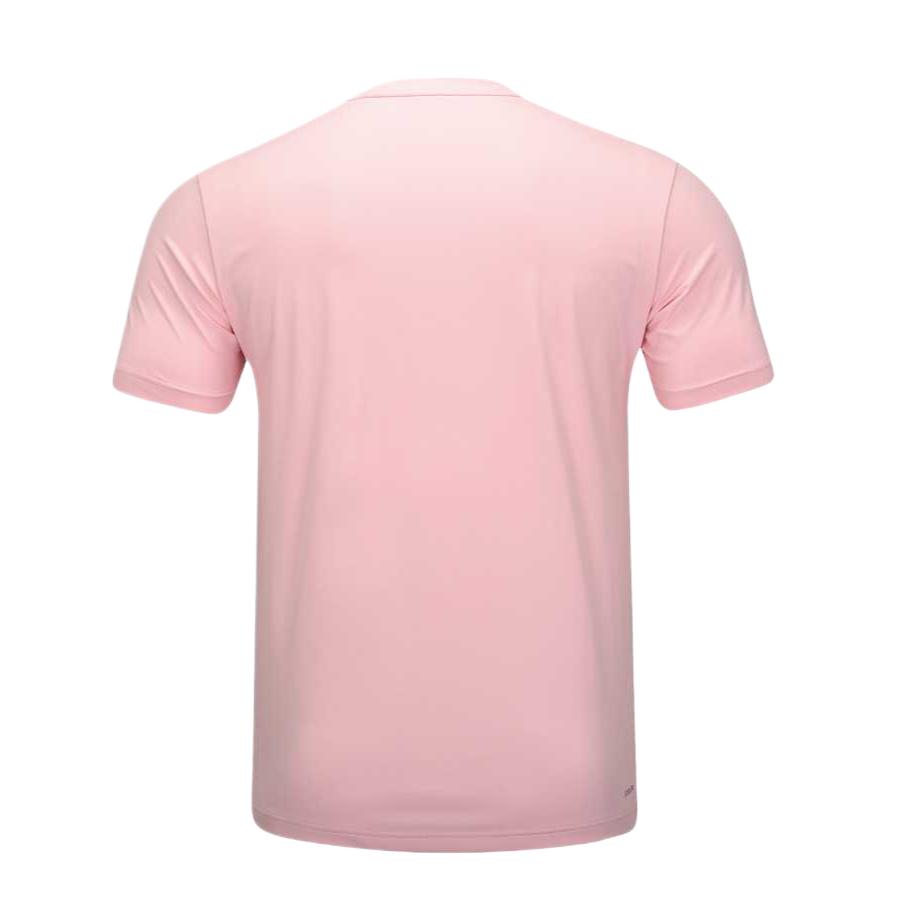 Li-Ning Fashionable Minimalist Stylish Trendy Short Sleeve T-Shirt Unisex Tops Pink AHSU461-3