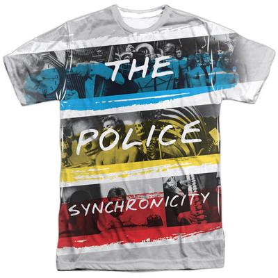 THE POLICE SYNCHRONICITY Licensed Front Print Adult Men's Band Tee Shirt SM-3XL Unisex T-Shirt