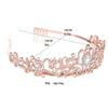 European & American Fashion Crystal Crown Bridal Headdress for Birthdays & Bachelorette Parties