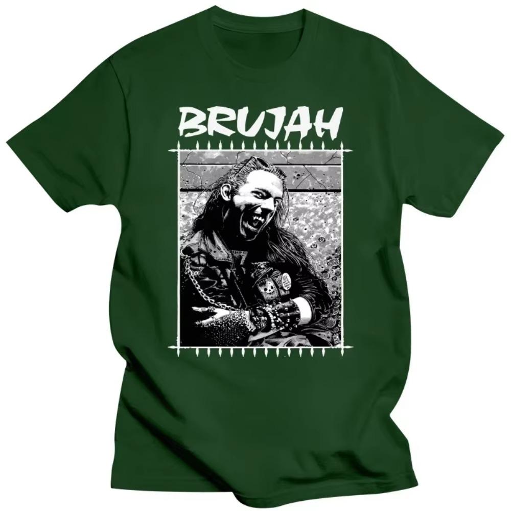 Masquerade Clan: Brujah Retro T Shirt Brujah Tim Bradstreet Male Cotton T-shirt Fashion Men Tee-shirt 4XL 5XL Plus Size