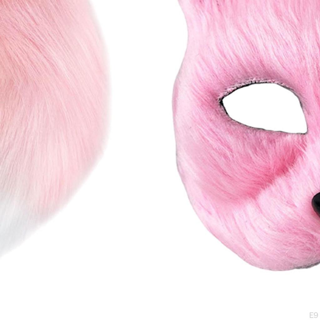 Artificial Cat Tail Halloween Party Festival Decoration Prop Set