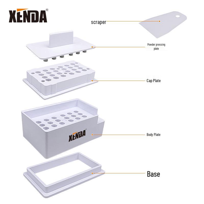 24-Hole Capsule Filling Tool and Powder Filling Plate