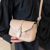 High-end Textured Small Bag for Women New Fashionable and Versatile Crossbody Bag Korean Niche Design Single-shoulder Square Bag