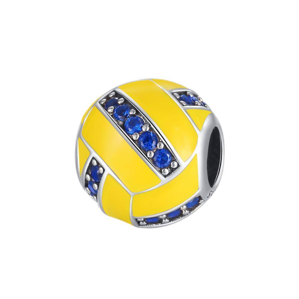 Neue Original Kupferkugel Charms Fußball Basketball Golf Ohrringe Perlen Anhänger Passend für Armband Halskette Schmuck Geschenk