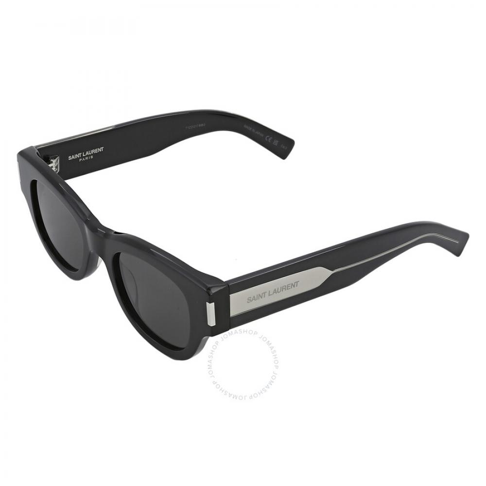 Saint Laurent Grey Square Ladies Sunglasses Sl 573 001 49