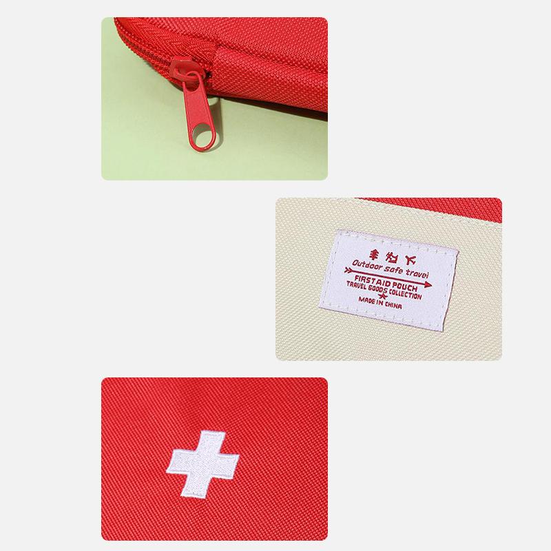 1Pc Mini Tragbare Medizin Tasche Reise Erste Hilfe Kit Medizin Tasche Lagerung Tasche Survival Kit Medizin Box Outdoor Notfall Camping