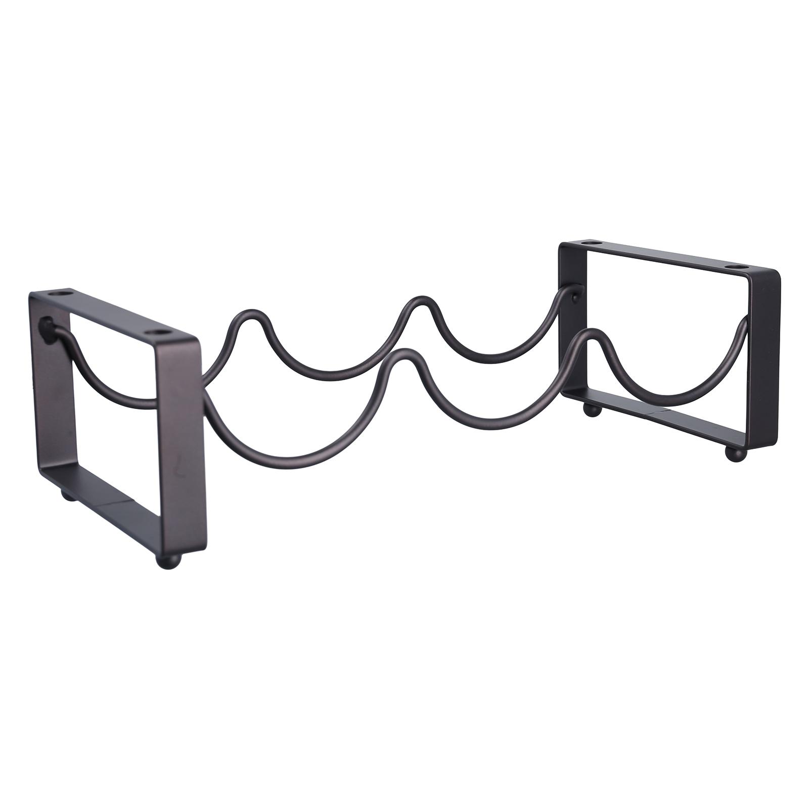 

Металлическая винная стойка, штабелируемый держатель, элегантная полка для хранения, столешница, держатель для хранения вина, дисплей для 3 бутылок