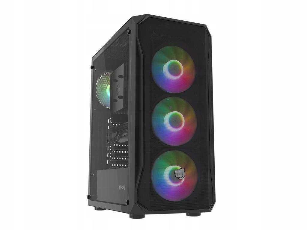Obudowa Fury SHOBO SH4F RGB ATX Midi Tower Z Oknem Czarna