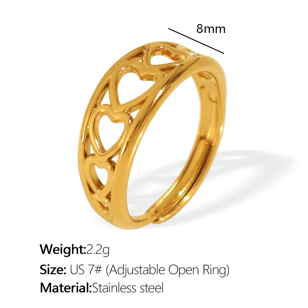 Minimalist style ring Personality ring Niche geometric line Index finger ring