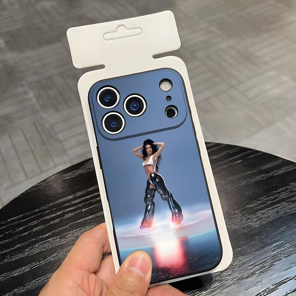 

Singer K-Katy Perry Phone Case For IPhone 17 Air 16 E Pro Max 15 14 13 Mini 12 Pro 11 Max Plus Black Soft Shell iPhone17