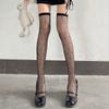 1Pair Love Heart Over Knee Socks,Trendy & Romantic, Women's Summer Ultra-thin Transparent Stockings