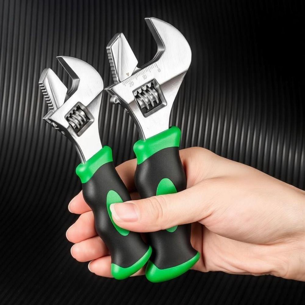 6inch/8inch Adjustable Wrench Dual-used Pipe Wrench Durable Monkey Wrench  Pipe Hand Tool