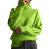 Chic High-Neck 3D Diamond Knitwear for Women - Spring/Autumn 2026 Design