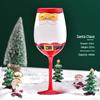 CAOX Christmas Theme Glass Champagne Flute