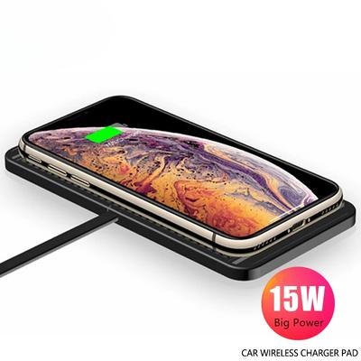 15W Bezdrátová nabíječka Nabíječka do auta Bezdrátová nabíjecí dokovací podložka Pro iPhone15 14 13 12 ProMax Samsung S22 S21 Rychlé nabíječky do auta pro telefon