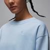 New Jordan Brooklyn FleeceJumpman Sweatshirt Women's Hydrogen Blue/White HJ1354-407