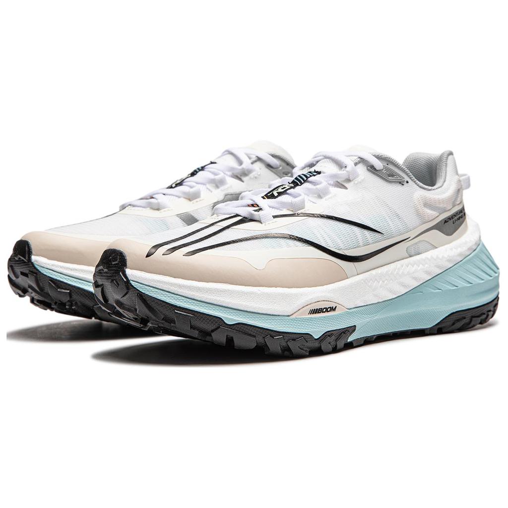 Li Ning Lu Ban Technology Low Top Running Shoes Women Sneaker Off-White ARNU004-1