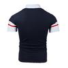 Sommer Herren Kurzarmtop Modisches Zweifarbiges Spleißen Lässiges Herren Kurzarm Poloshirt