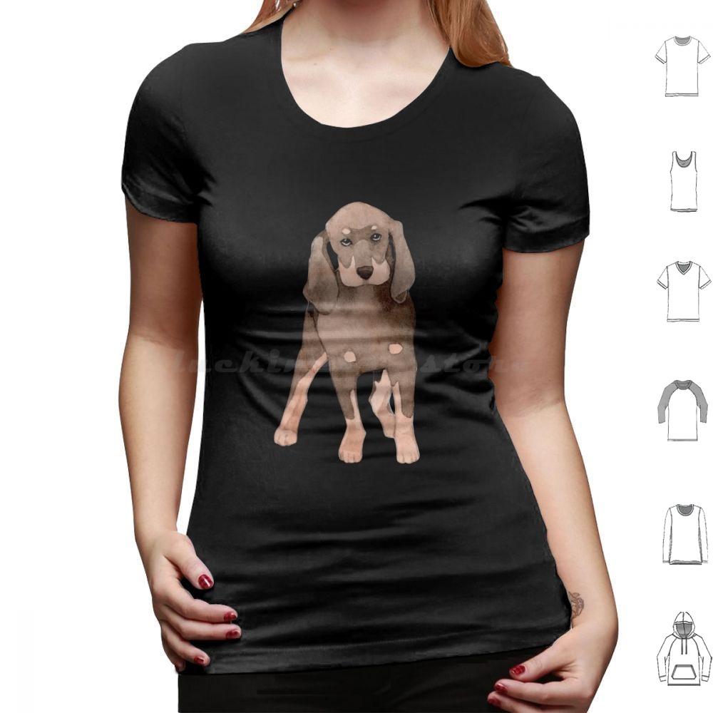 Cute Coonhound Puppy For Dog Lovers T Shirt 6xl Cotton Cool Tee Coonhound Dog Hound Redbone Coonhound Bluetick Coonhound Dogs