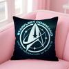 S-Star T-Trek Ship Cushion Cover Home & Car Multi-Scene Pillow Cover - Reversible, Soft & Durable For Daily Use