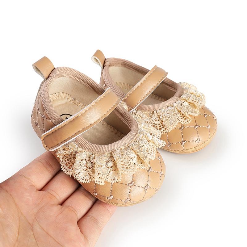 Infant Baby Girls Flat Non-slip Shoes Princess Shoes