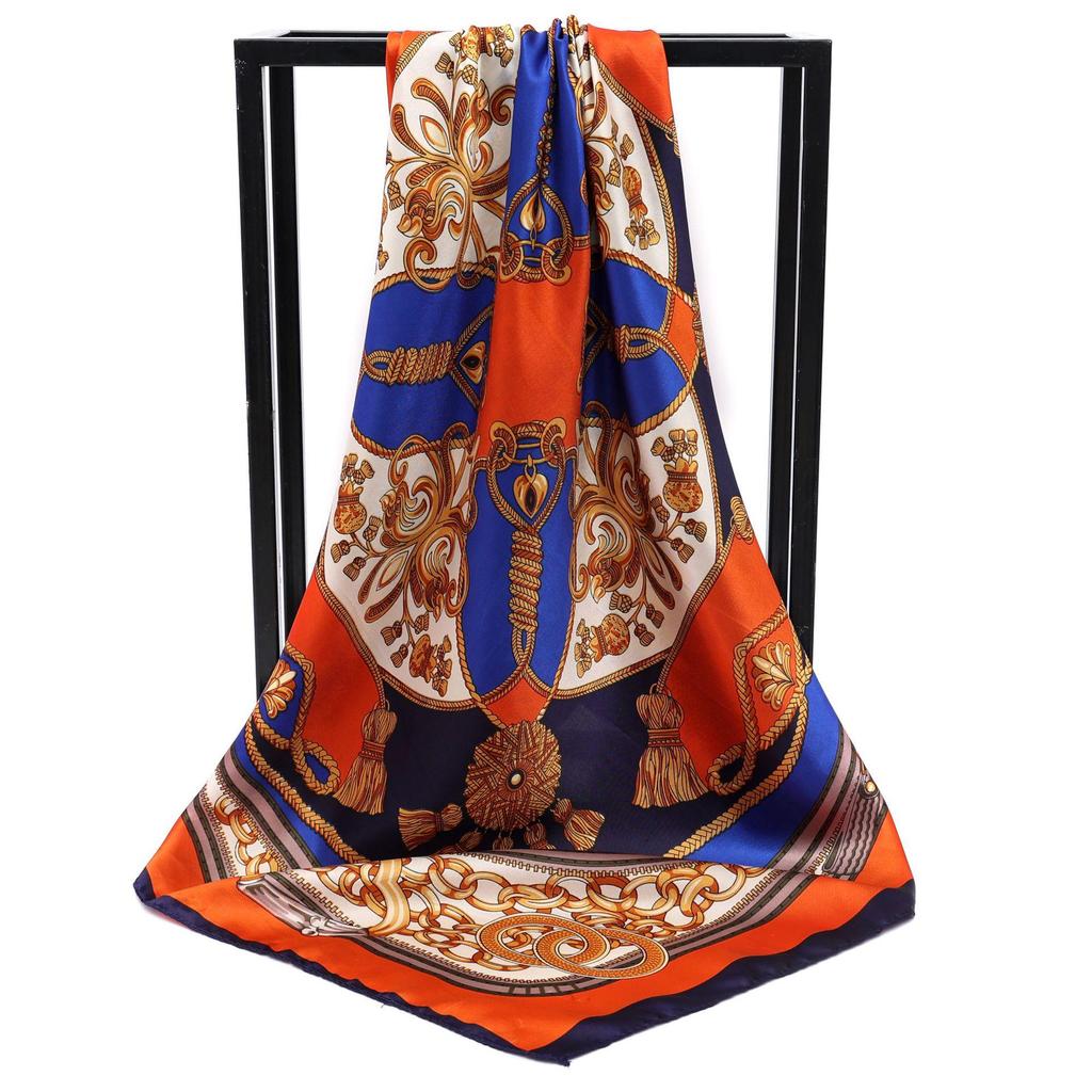 Long Silk Scarf for Women - Versatile Winter/Autumn Style Neckerchief, Fashionable and New 2021 Trend