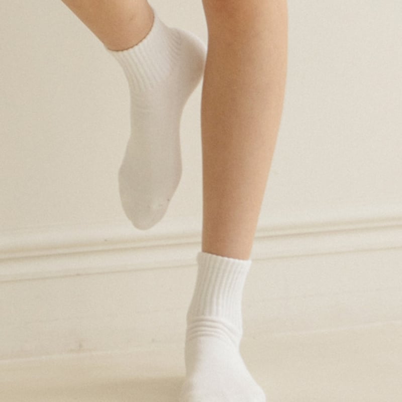 STUDIO SOCKSTOP [6PACK] Women's Sports Cushion Middle Socks 6 COLORS