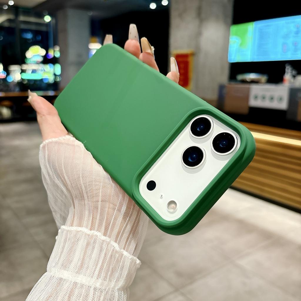 Official Liquid Silicone Fluorescence Candy Color Phone Case For iPhone 17 Air Pro Max Original Colorful Shockproof Bumper Cover