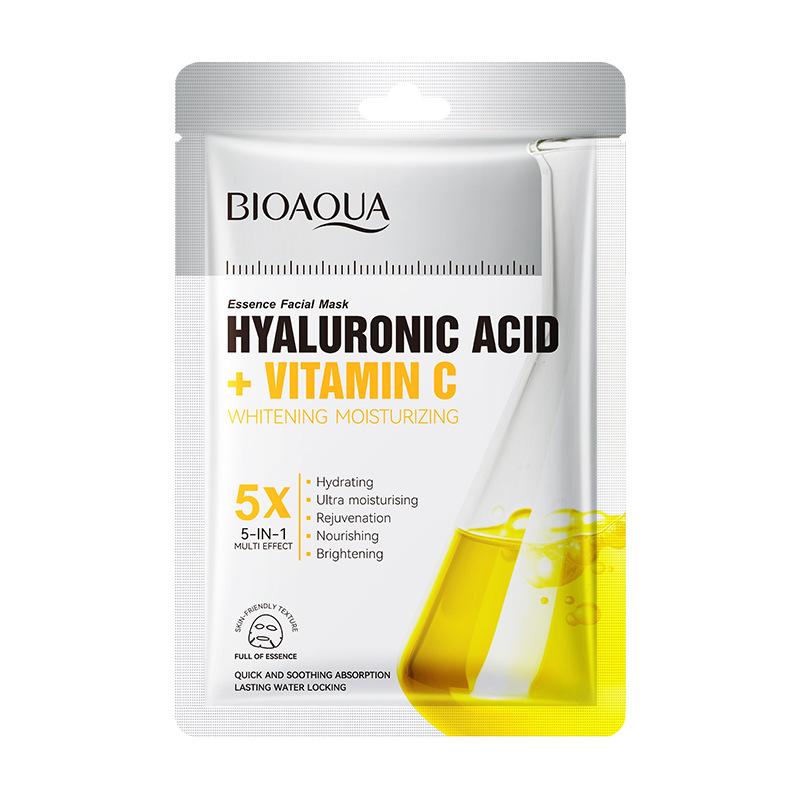 

Отбеливающая маска с витамином С BIOAOUA Гиалуроновая кислота Увлажняющая маска 1pc