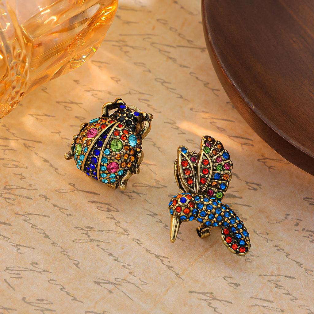 Vintage Insect Earrings Fashion Retro Lively Cute Series